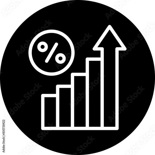 Vector Design Interest Rates Icon Style