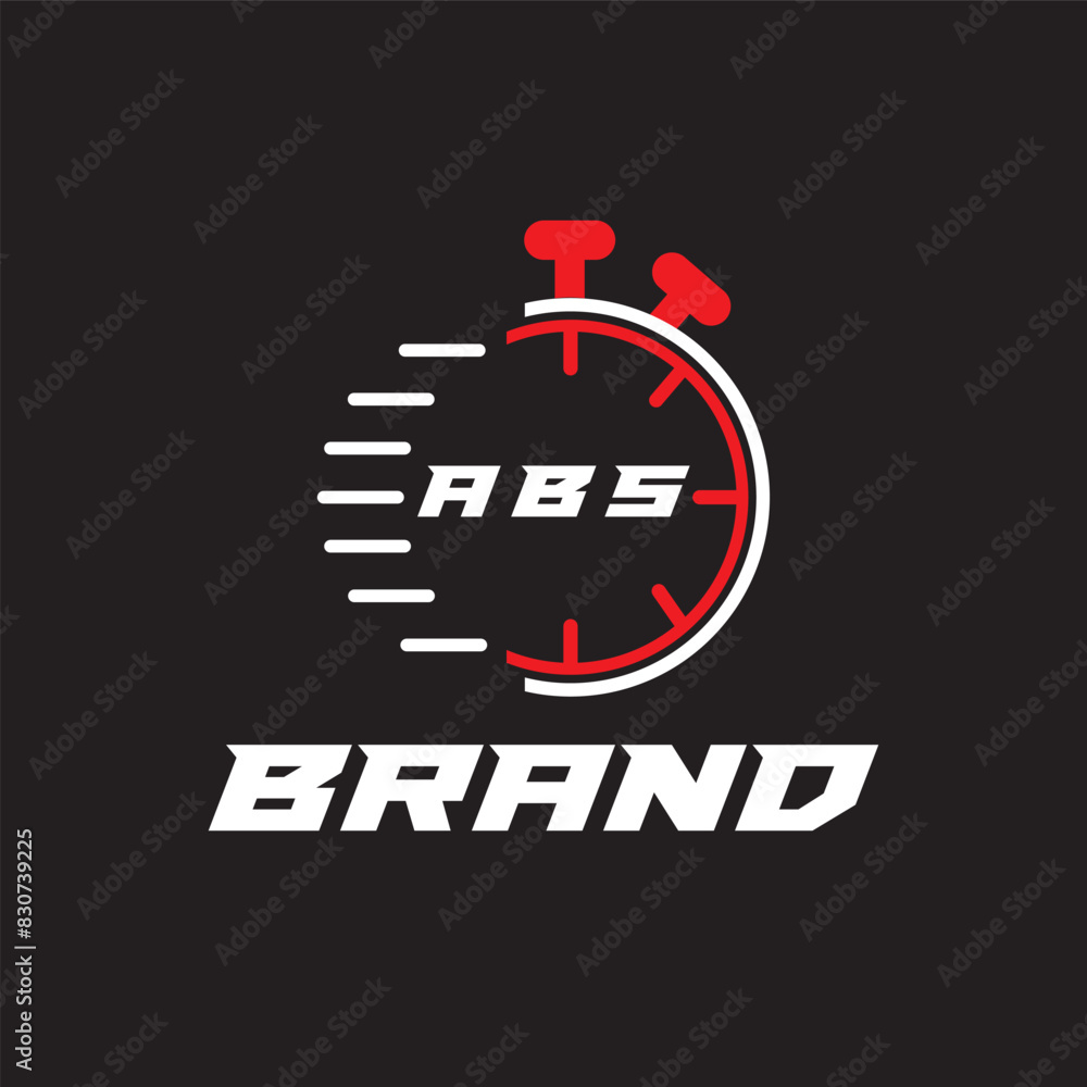 ABS letter logo vector Unique attractive creative modern initial design white color on black color background ABS letter logo icon design
