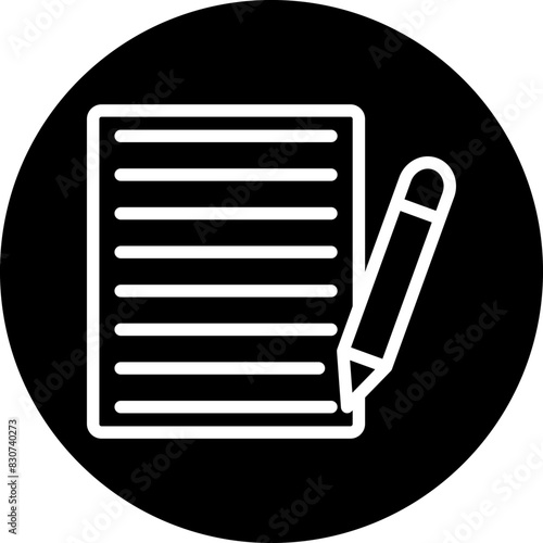 Content Writing Icon Style