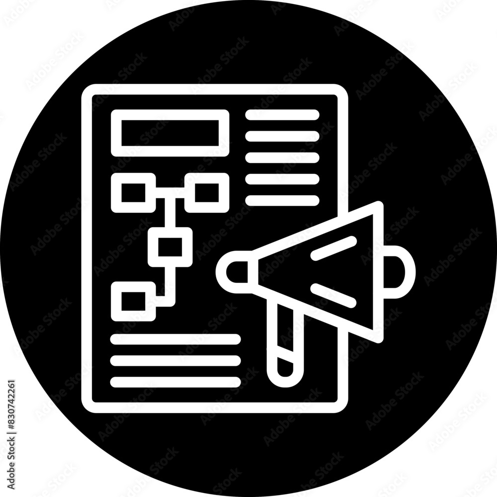 Marketing Plan Icon Style Marketing Plan Icon Style
