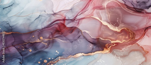 an abstract background paint blots crafted from alcohol ink, mesmerizing marble backdrop captivates with its fluid patterns and rich hues, evoking a sense of artistic elegance and creative allure