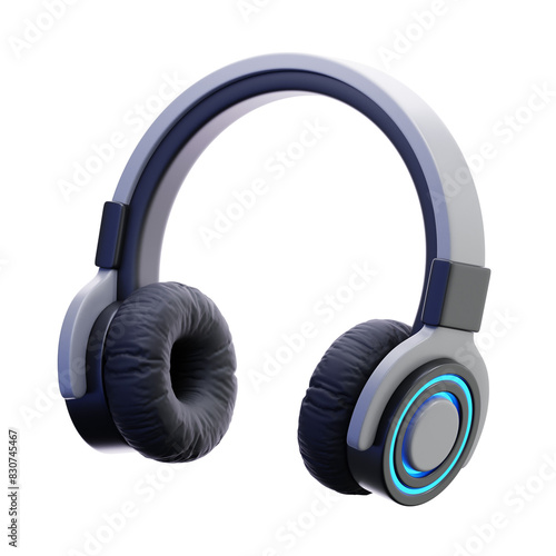 headphones 3D Illustration
