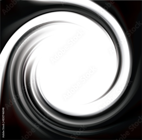 Vector black backdrop of swirling texture