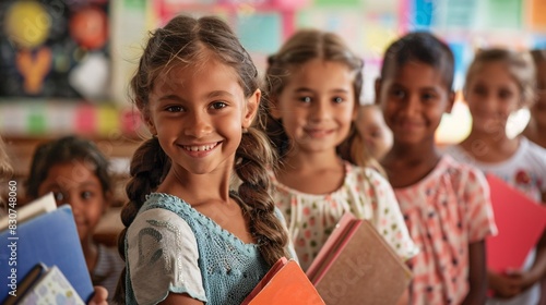 Young Students in a Classroom Setting