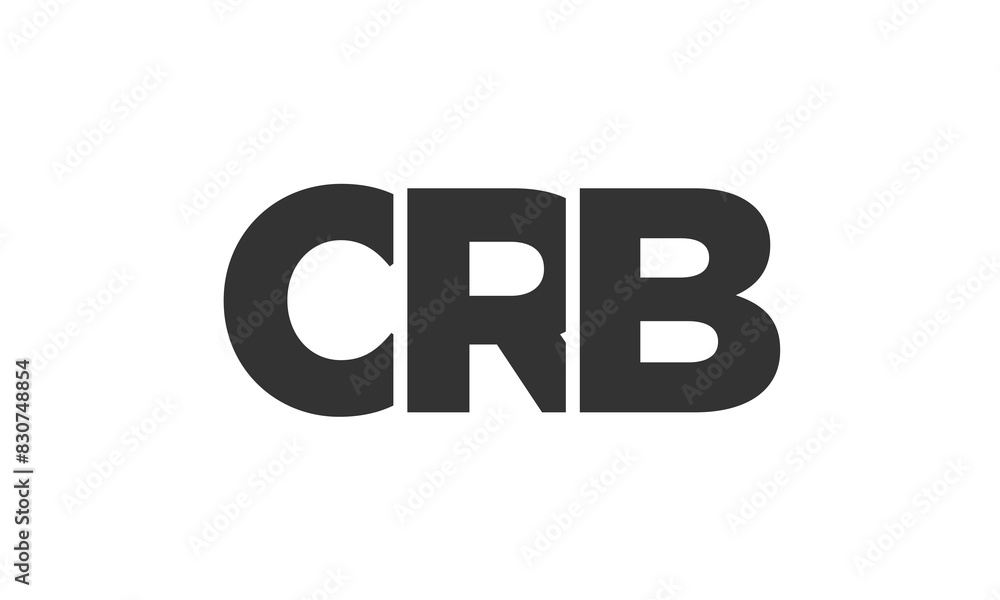 CRB logo design template with strong and modern bold text. Initial based vector logotype featuring simple and minimal typography. Trendy company identity. CRB logo design template with strong and modern bold text. Initial based vector logotype featuring simple and minimal typography. Trendy company identity.