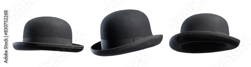 Schilderij op canvas Bowler hat from different points of view