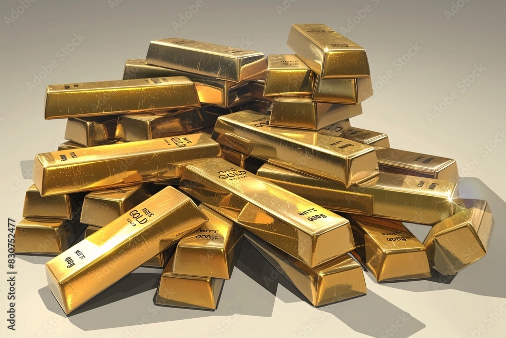 Pile of Gold Bars