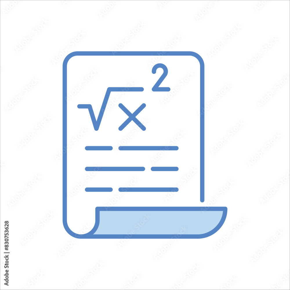 Square Root vector icon Square Root vector icon