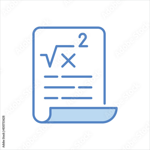 Square Root vector icon