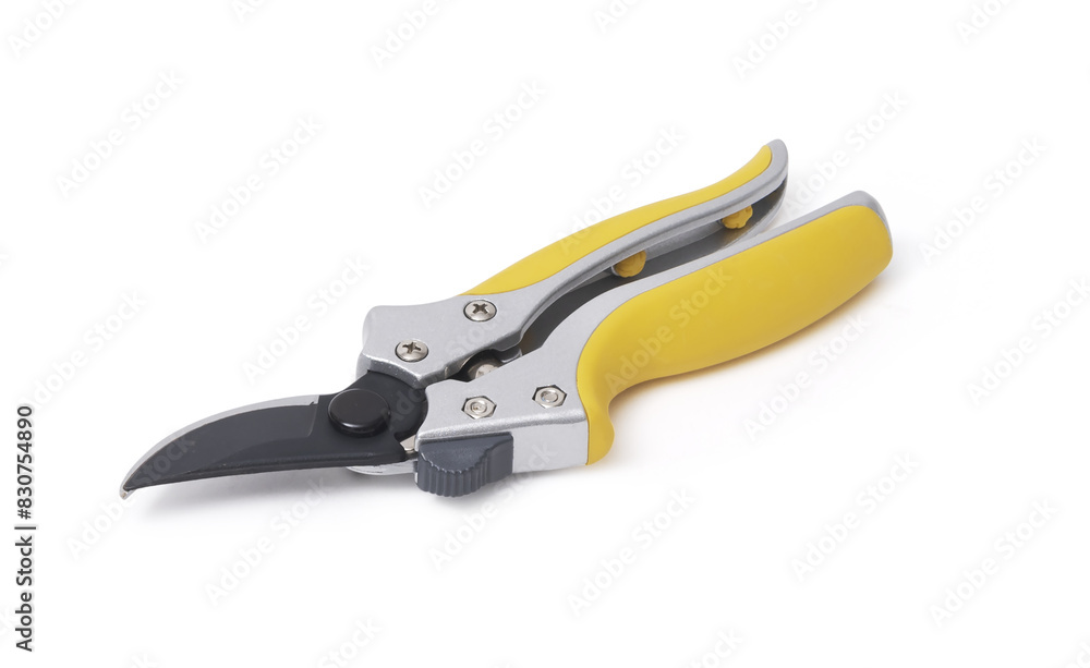 Pruning shears isolated on white background Pruning shears isolated on white background