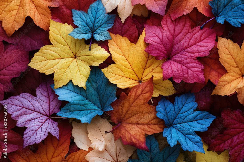 colorful fall Arranged in a Pattern colorful fall Arranged in a Pattern
