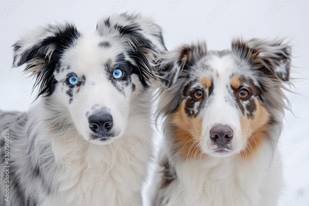 Adorable Australian Shepherd Puppies with Beautiful Eyes