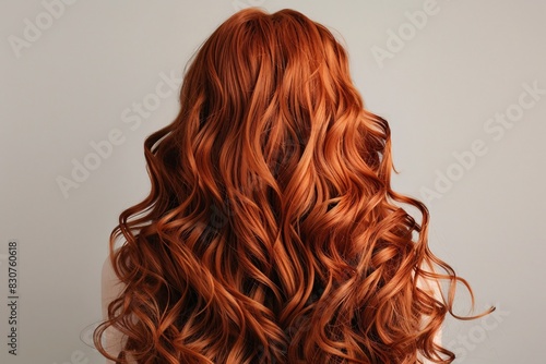 Long Red Curly Hair