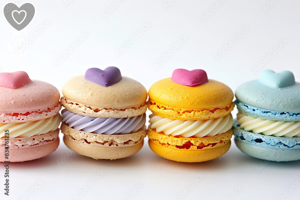 Three Tiers of Delicious Macarons Three Tiers of Delicious Macarons