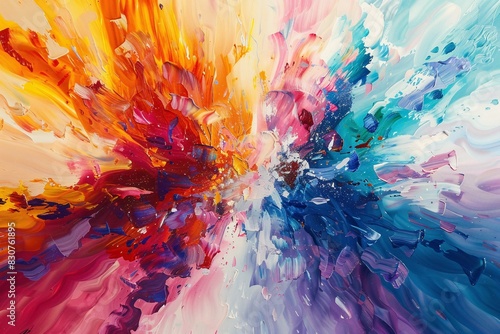 Vibrant Artistic Abstraction