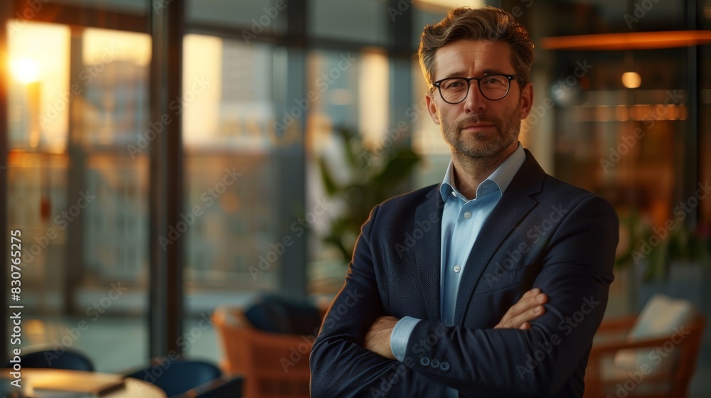 Fototapeta premium The confident business professional