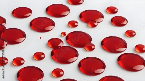 Blood drops cut out