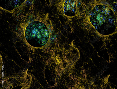 Imaginatory fractal abstract background Image