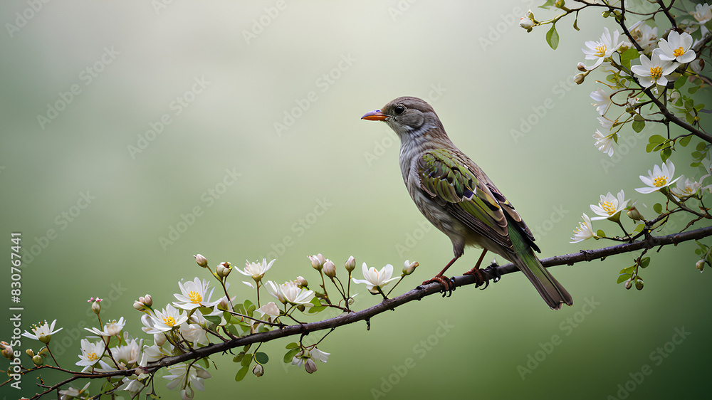 AI image generate resting bird AI image generate resting bird