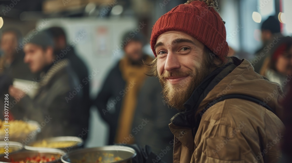 The smiling man at market The smiling man at market
