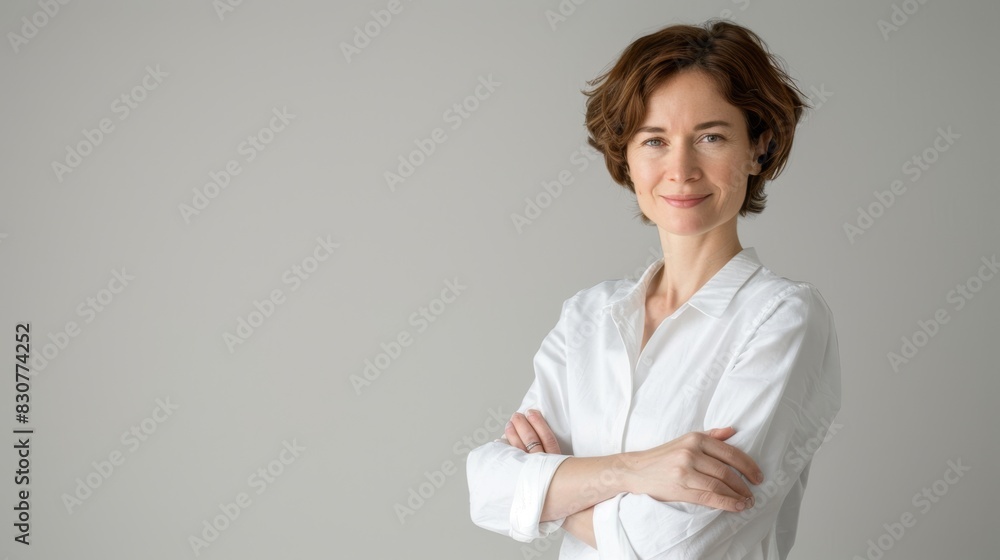 The confident smiling woman The confident smiling woman