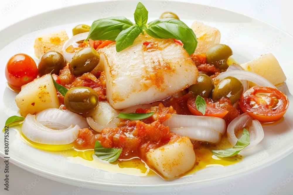 Hearty Baccala alla Calabrese - A Flavorful Italian Creation Hearty Baccala alla Calabrese - A Flavorful Italian Creation
