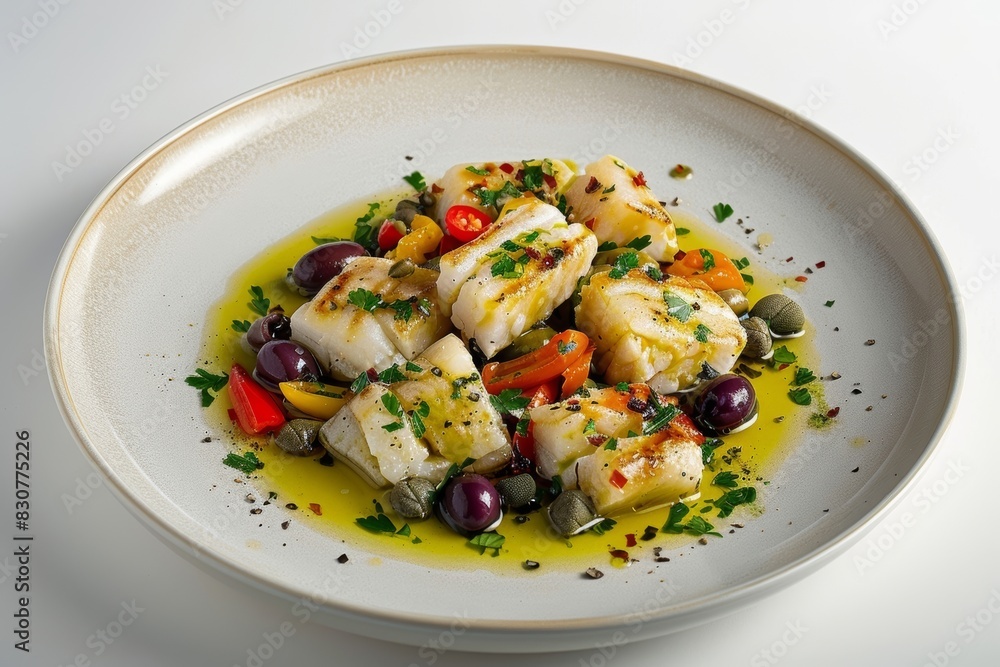Irresistible Baccala Salad with Salt Cod and Olive Oil Drizzle Irresistible Baccala Salad with Salt Cod and Olive Oil Drizzle