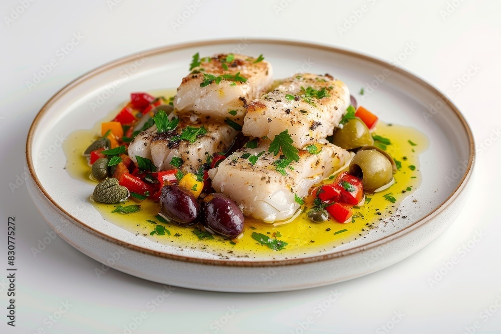 Mouthwatering Baccala Salad with Gaeta Olives and Capers Mouthwatering Baccala Salad with Gaeta Olives and Capers