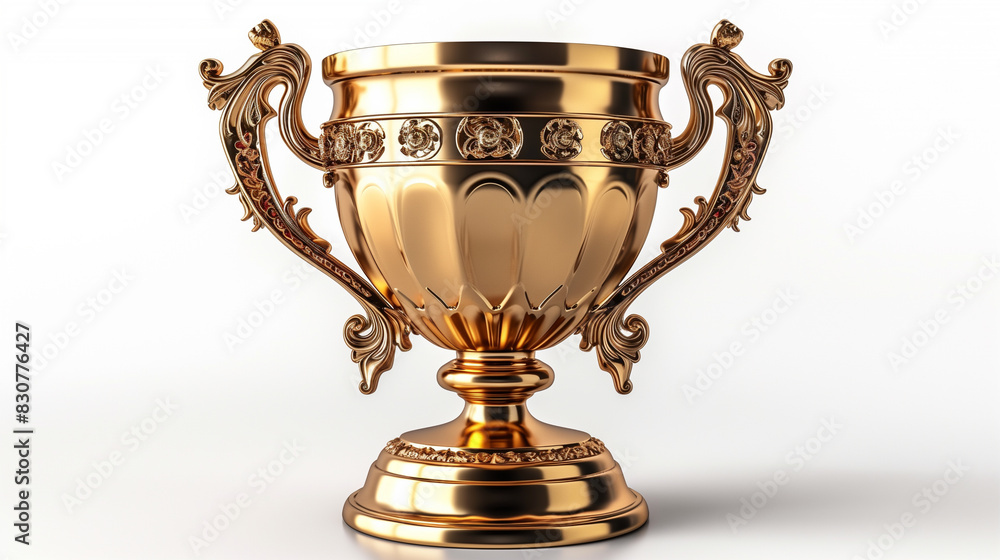 3d render illustration winner Champion Cup isolated on white background 3d render illustration winner Champion Cup isolated on white background