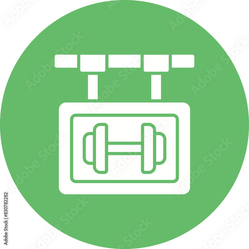 Gym Sign Icon