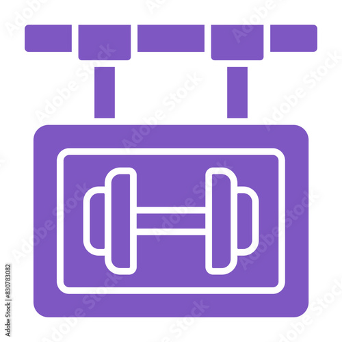 Gym Sign Icon