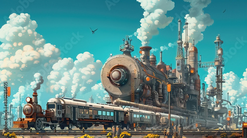 old carriage cart, generative, ai, cyberpunkflat, vectorsimple, modelinggrapk, retro, vintage, background, products, machine, mechanical, car, auto, vector, design, illustration, speed, automobile, ra