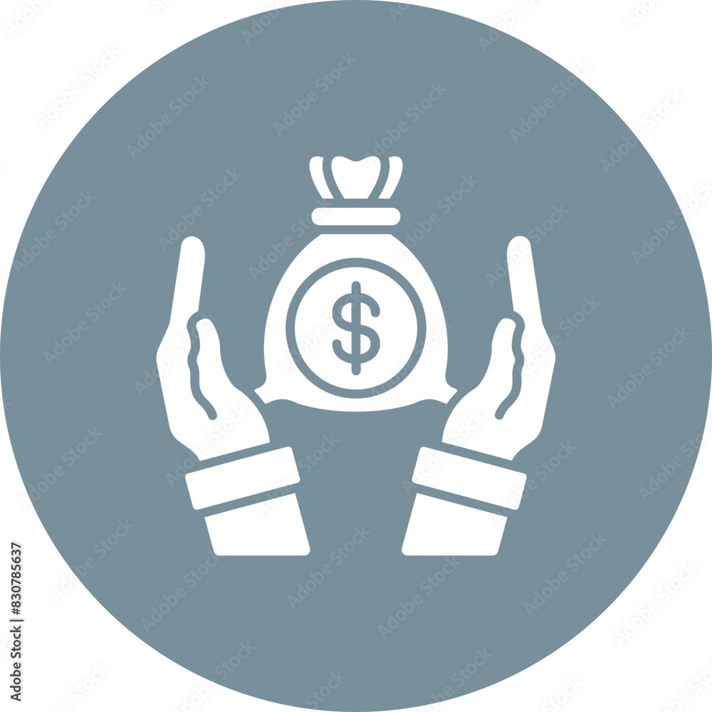 Obraz premium Give Money Icon