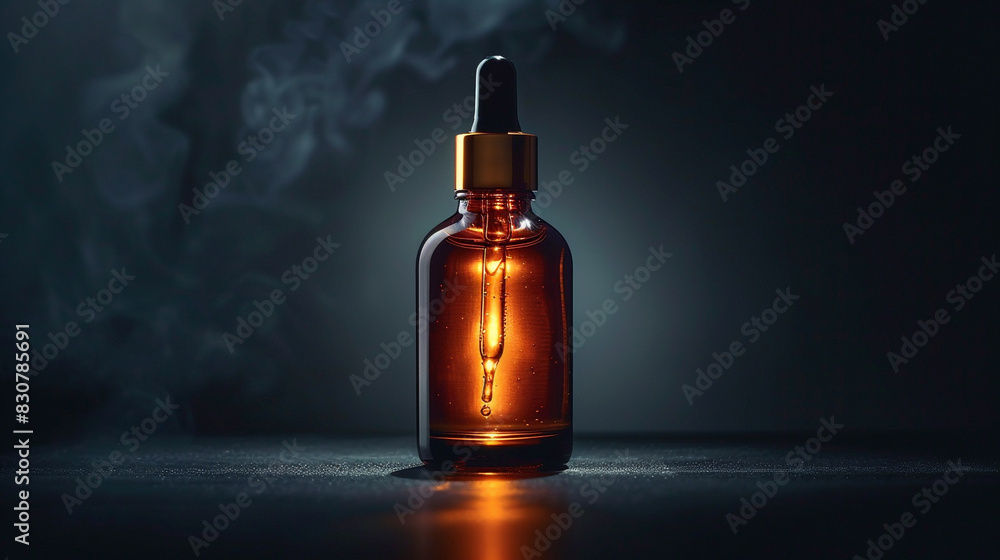 Glass Bottle Filled With Liquid Glass Bottle Filled With Liquid