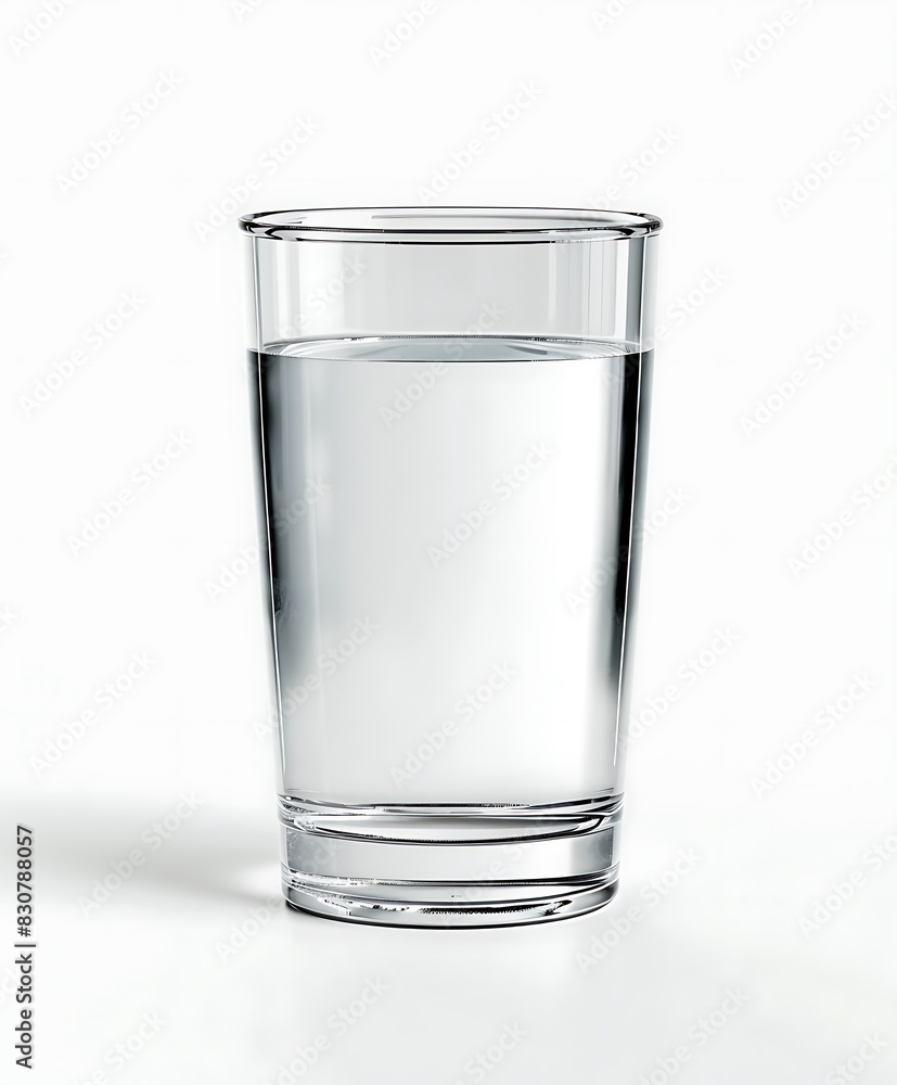 water glass isolated with clipping path included water glass isolated with clipping path included