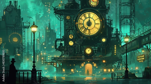 old carriage cart, generative, ai, cyberpunkflat, vectorsimple, modelinggrapk, retro, vintage, background, products, фmachine, mechanical, car, auto, vector, design, illustration, speed, automobile, r