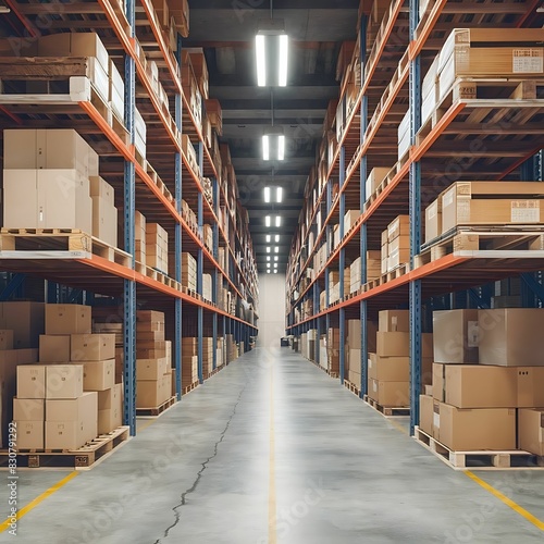 Set of wooden pallet for warehouse - 1