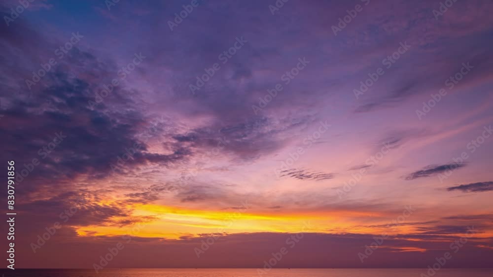 Beautiful Time lapse of Majestic sunset sky landscape,Amazing light of nature cloudscape sky and Clouds moving away rolling.Colorful dark sunset or sunrise cloud, Footage timelapse Travel background Beautiful Time lapse of Majestic sunset sky landscape,Amazing light of nature cloudscape sky and Clouds moving away rolling.Colorful dark sunset or sunrise cloud, Footage timelapse Travel background