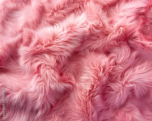 pink fluffy fur background