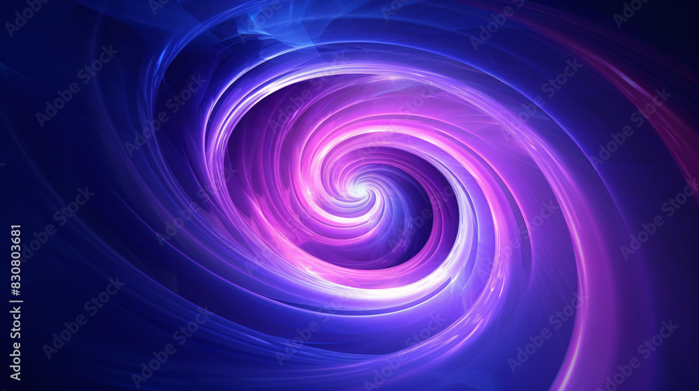 Fototapeta premium Abstract blue swirl technology background, abstract graphic poster PPT background