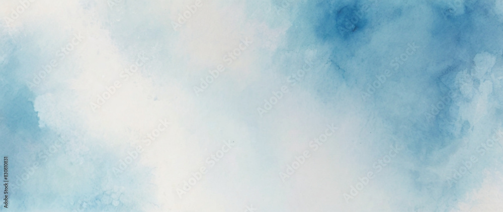 Blue and white abstract watercolor background Blue and white abstract watercolor background