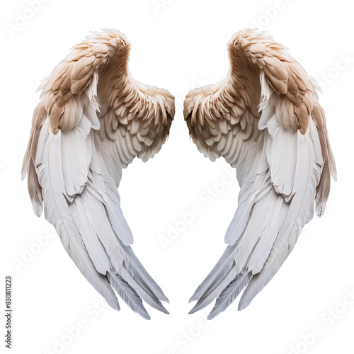 angel wings isolated on transparent background