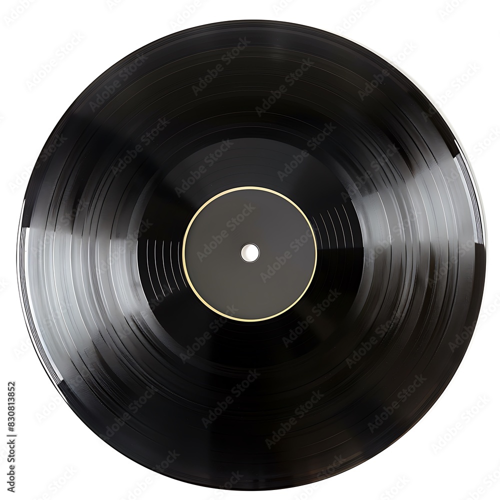 Obraz premium vinyl record album LP isolated with clipping path included