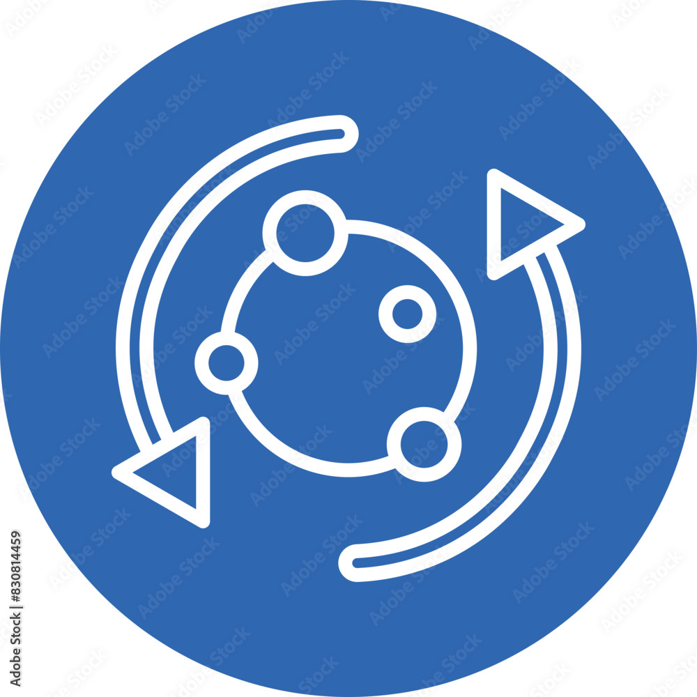 Increase Metabolism line circle icon Increase Metabolism line circle icon