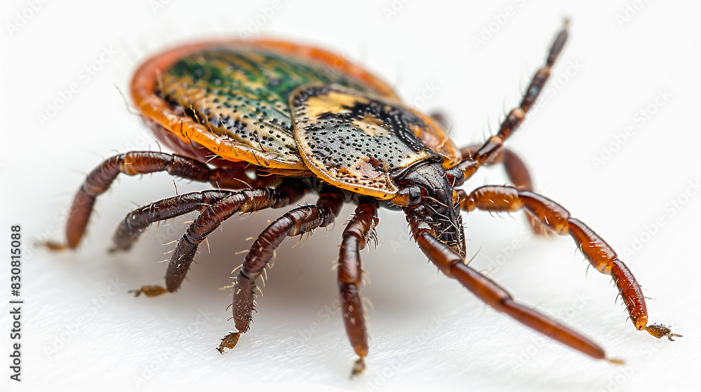 Close-Up of Bug on White Background Close-Up of Bug on White Background