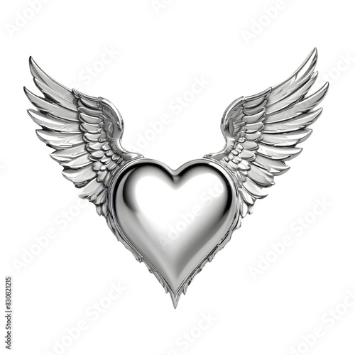 PNG heart and wings