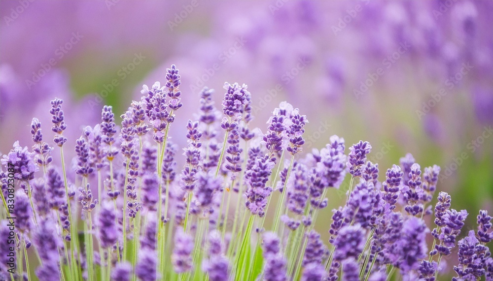 Naklejka premium ラベンダー畑の写真