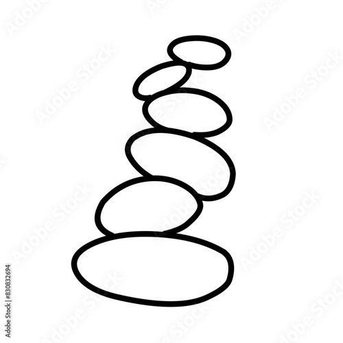 Zen stone line elements