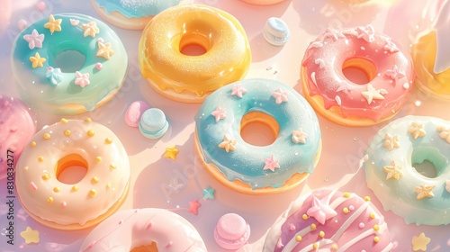 Donuts are a delightful treat that satisfies one s sweet cravings photo