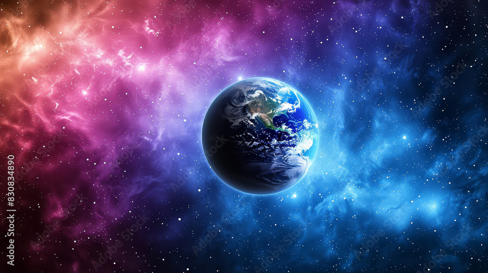 Fototapeta premium Enhance your strategy with Celestial Splendor, a unique planet object for your content.
